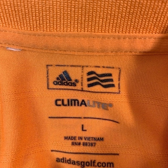 𝅺ADIDAS Orange Polo - Picture 4 of 4